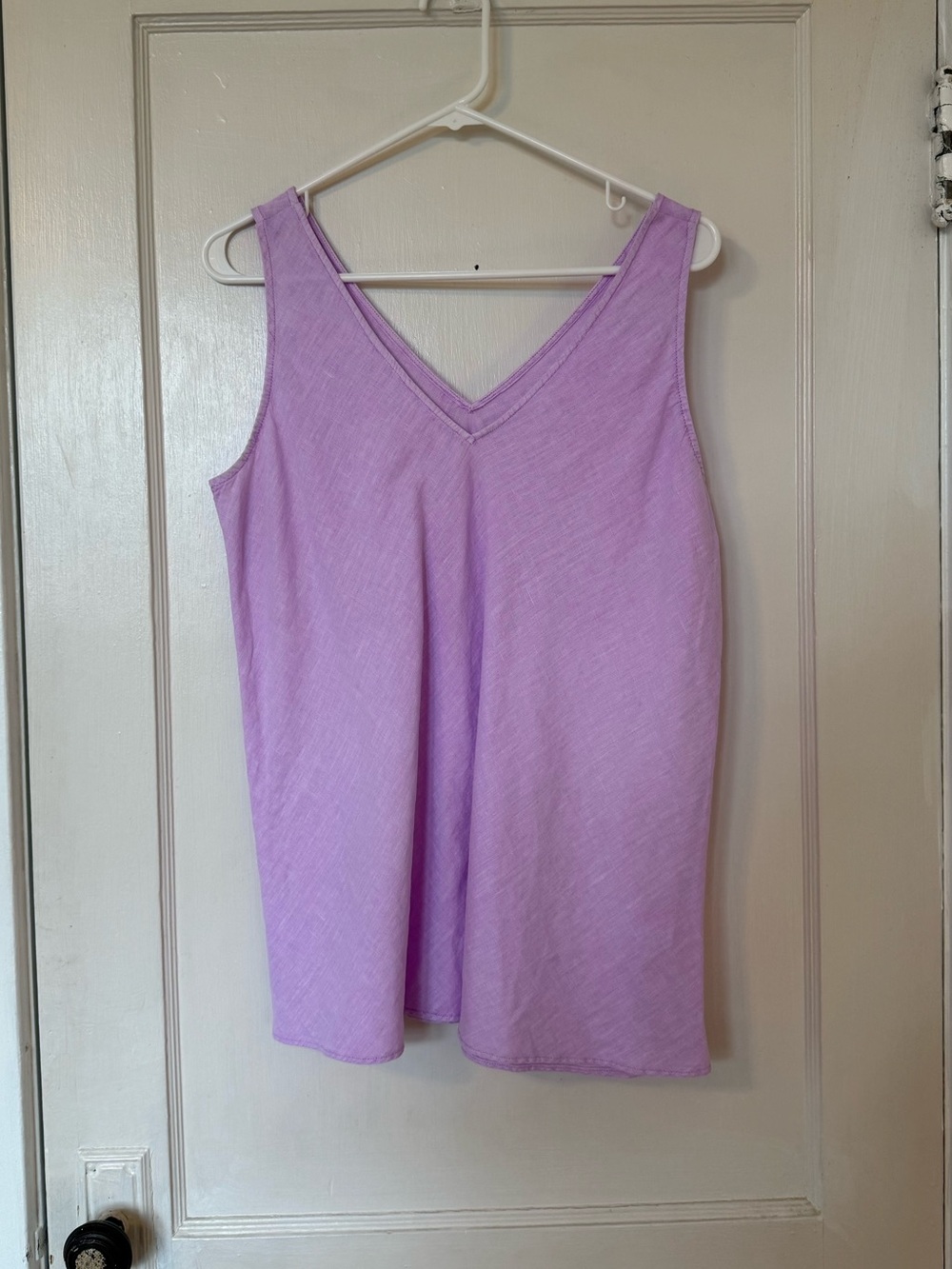 Like New Lilly Pulitzer Lilac 100% Linen Tank Top